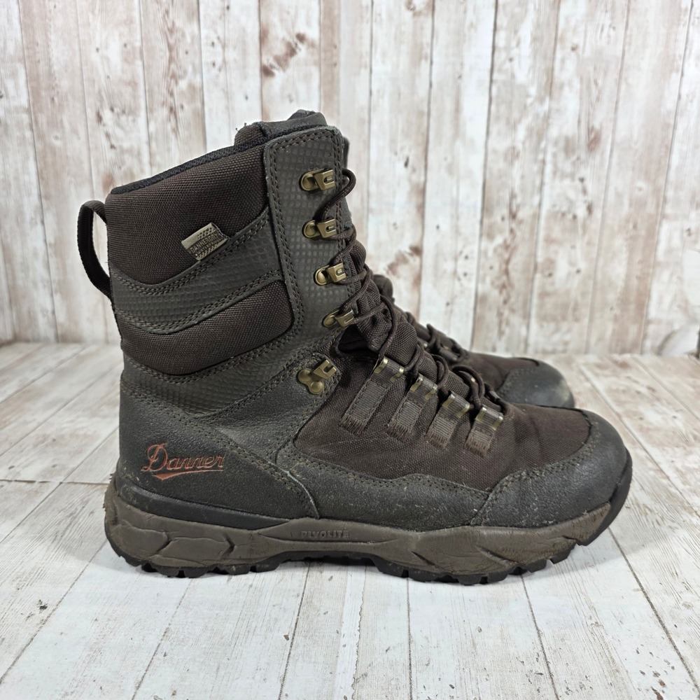 Danner Vital 8 Brown Waterproof Hunting Boots Mens 9.5 EE Wide 41550